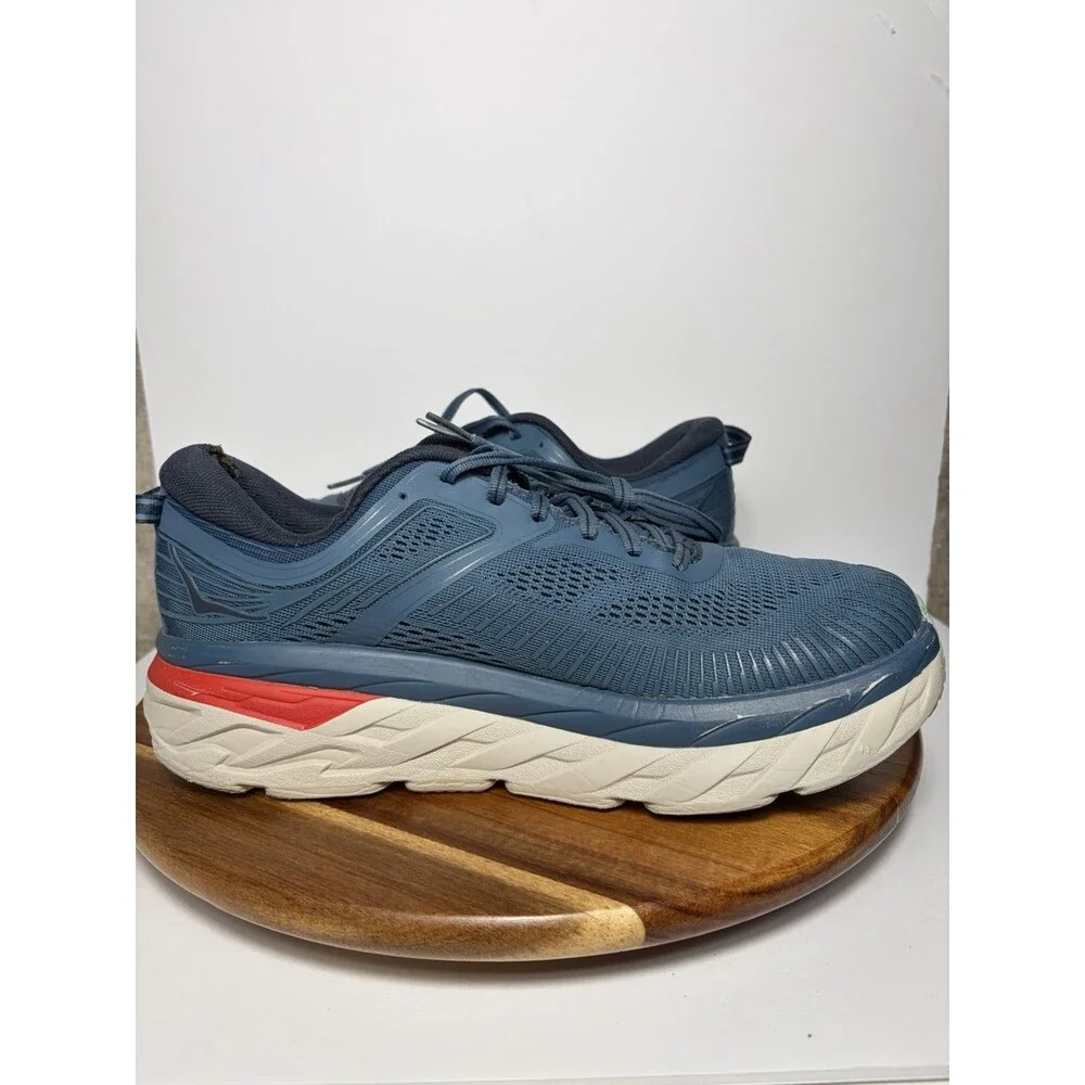 Hoka One One Bondi 7 Men's Sneakers Real Teal Outer Space Size 8.5 1110518 RTOS